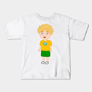 Bongo Beep Beep Cartoon Boy Tom Big Smile Kids T-Shirt